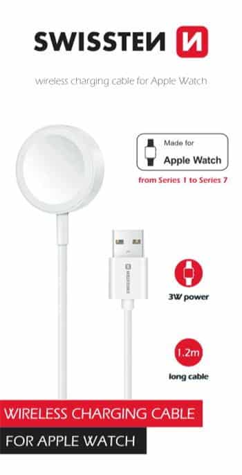 Swissten – Wireless charge cable for Apple Watch USB