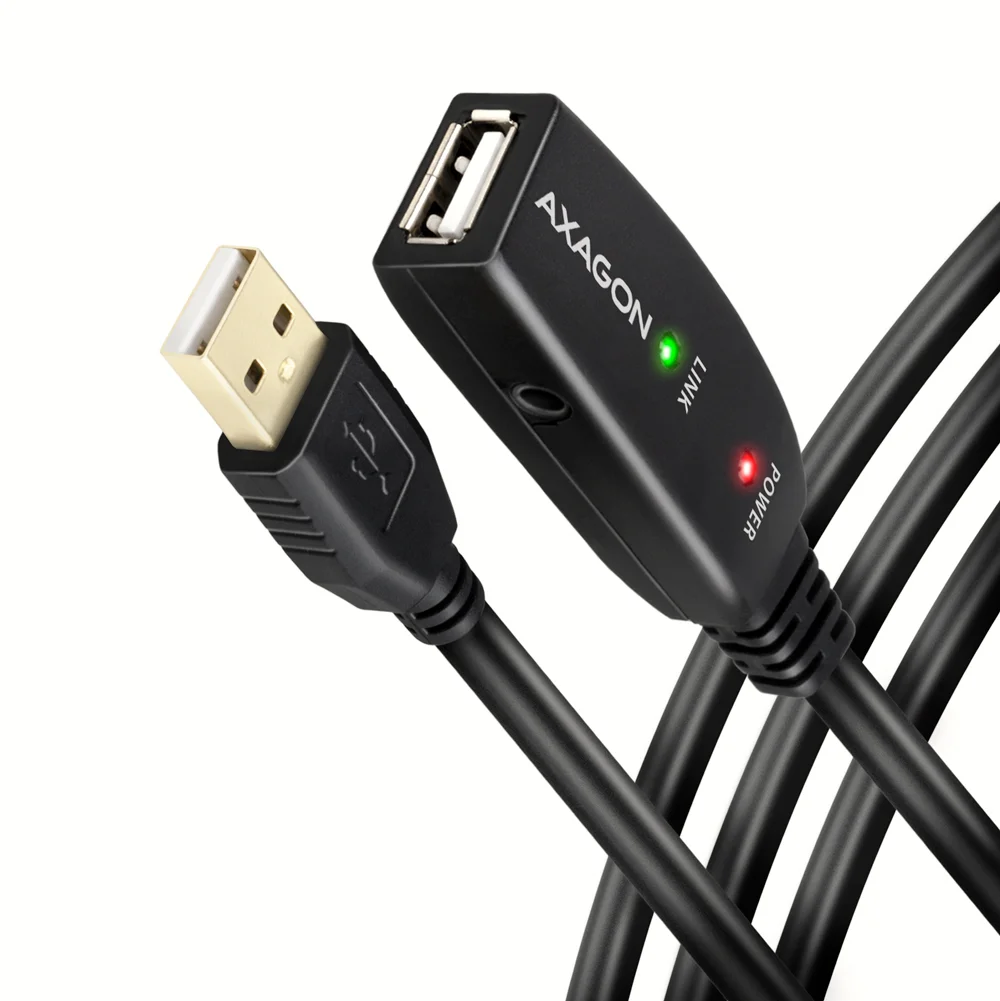 Cabo Extensão AXAGON ADR-205 Activo USB, USB 2.0, USB-A para USB-A - 5m