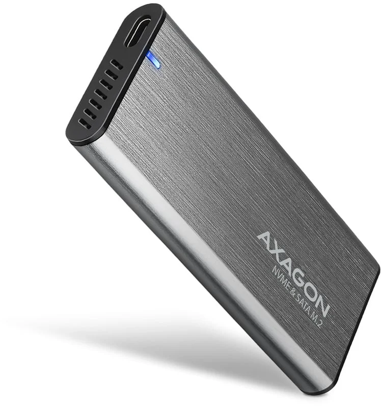 AXAGON USB-C 3.2 Gen2 M.2 NVMe THIN RIB 42-80mm box