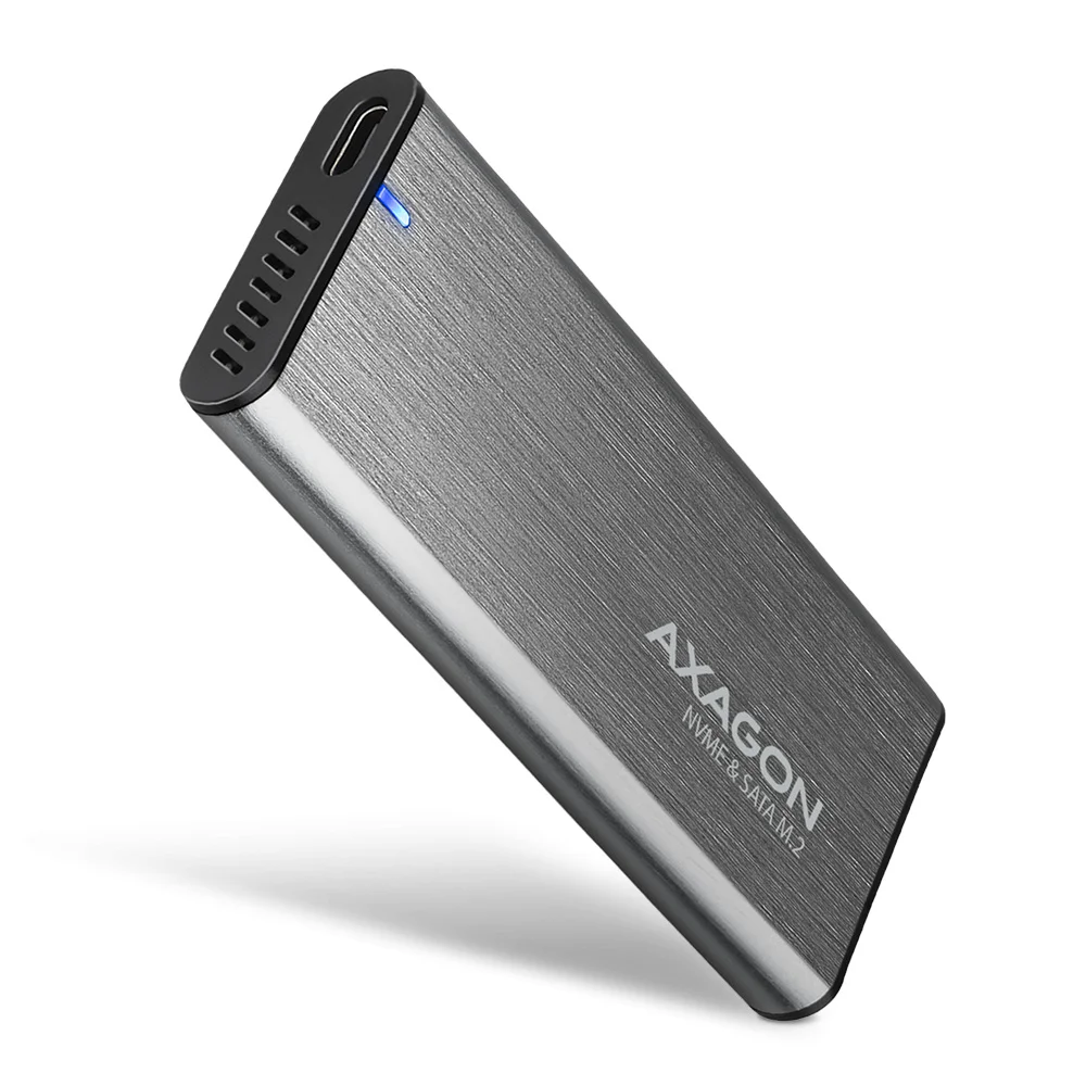 Axagon Caixa Externa EEM2-SG2 RAW BOX para SSDs M.2 USB-C 3