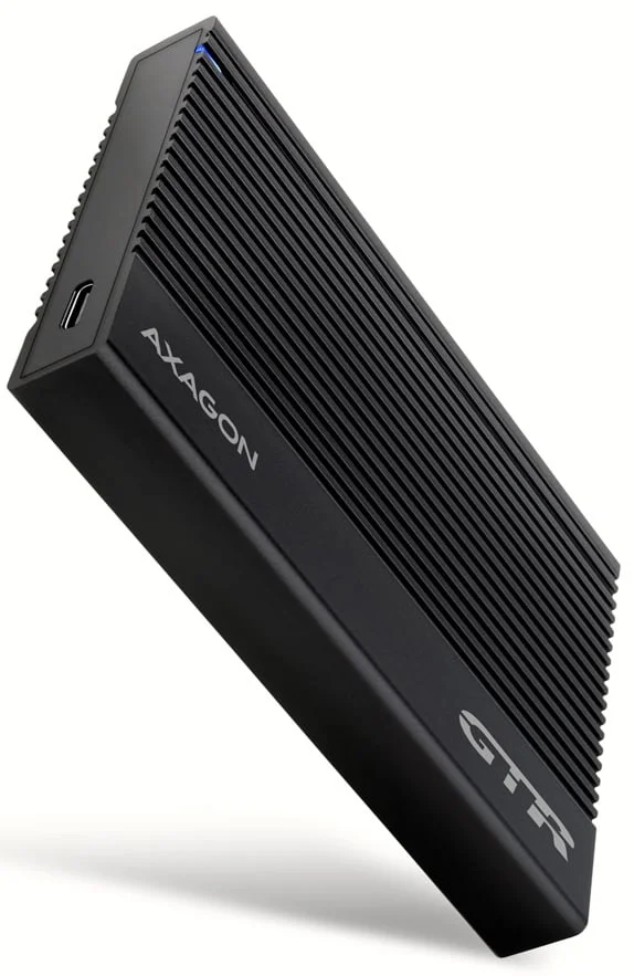 AXAGON Caixa Externa USB-C 3.2 Gen 2 SATA 6G, 2.5" External RIBBED box BLACK