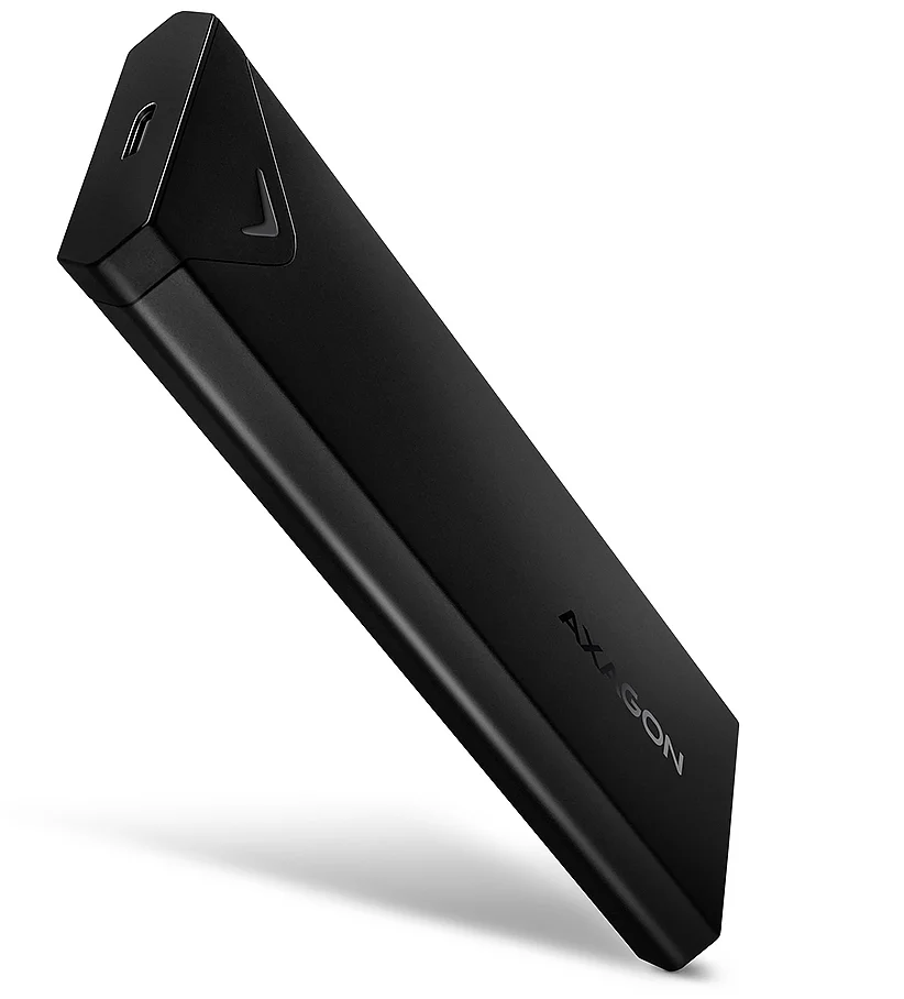 Axagon EEM2-UB2 Caixa Externa M.2 NVMe USB-C 3.2 Gen2 Alumínio Black