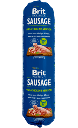 Brit Sausage Chicken & Venison 2x 800g