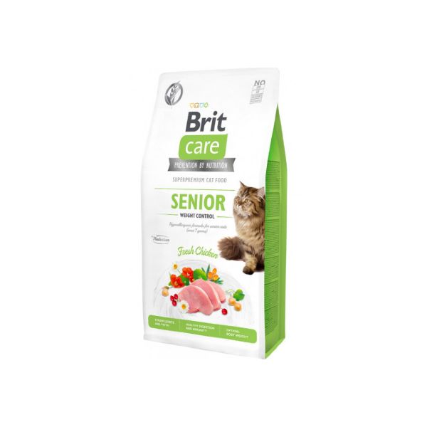 Brit Care Grain Free Senior Weight Control Chicken & Peas 7Kg