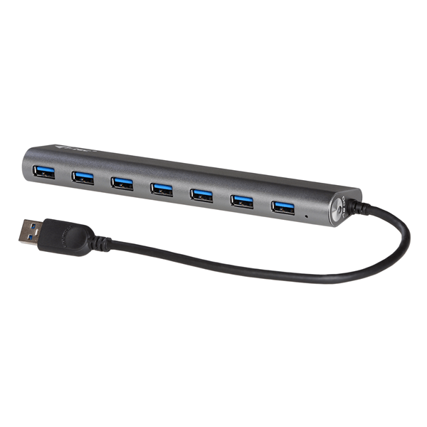 HUB DE CARREGAMENTO DE METAL I-TEC 7 PORTAS USB 3.0 EXT PS 7X CARREGAMENTO USB