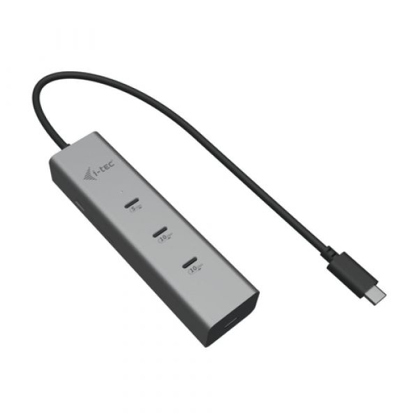 I-Tec C31HUBMETAL8KPDPRO Hub USB-C 5 Portas 8K 85W Silver