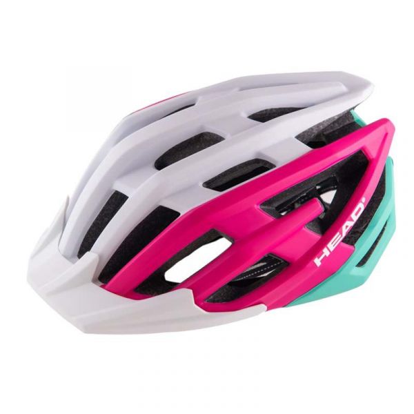 Head Bike W19 G302 Mtb Helmet Branco,Rosa 54-58 cm