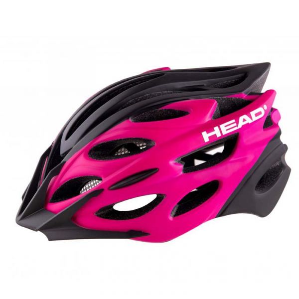 Head Bike W07 F303 Mtb Helmet Preto,Rosa 54-58 cm