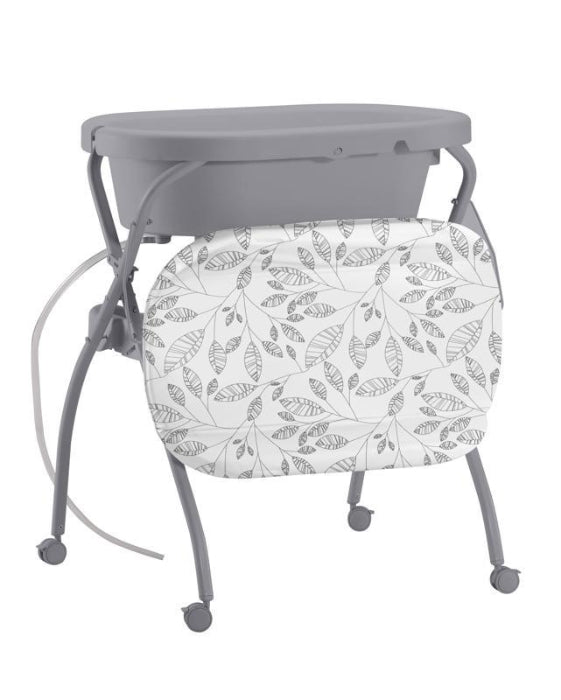 Banheira com muda fraldas Petite&Mars Spa 3 em 1 Grey