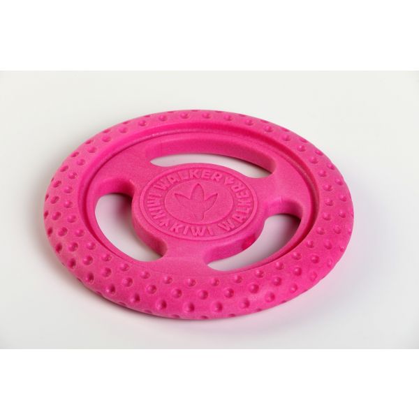 Kiwi Walker Brinquedo Cão Frisbee Rosa - TPR-216