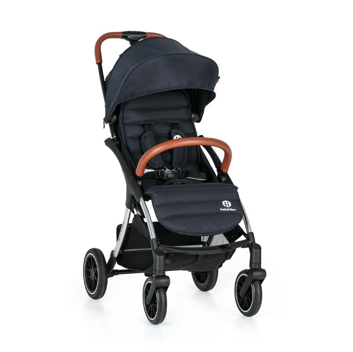 Carrinho de passeio Petite&Mars Cross Blue Anthracite