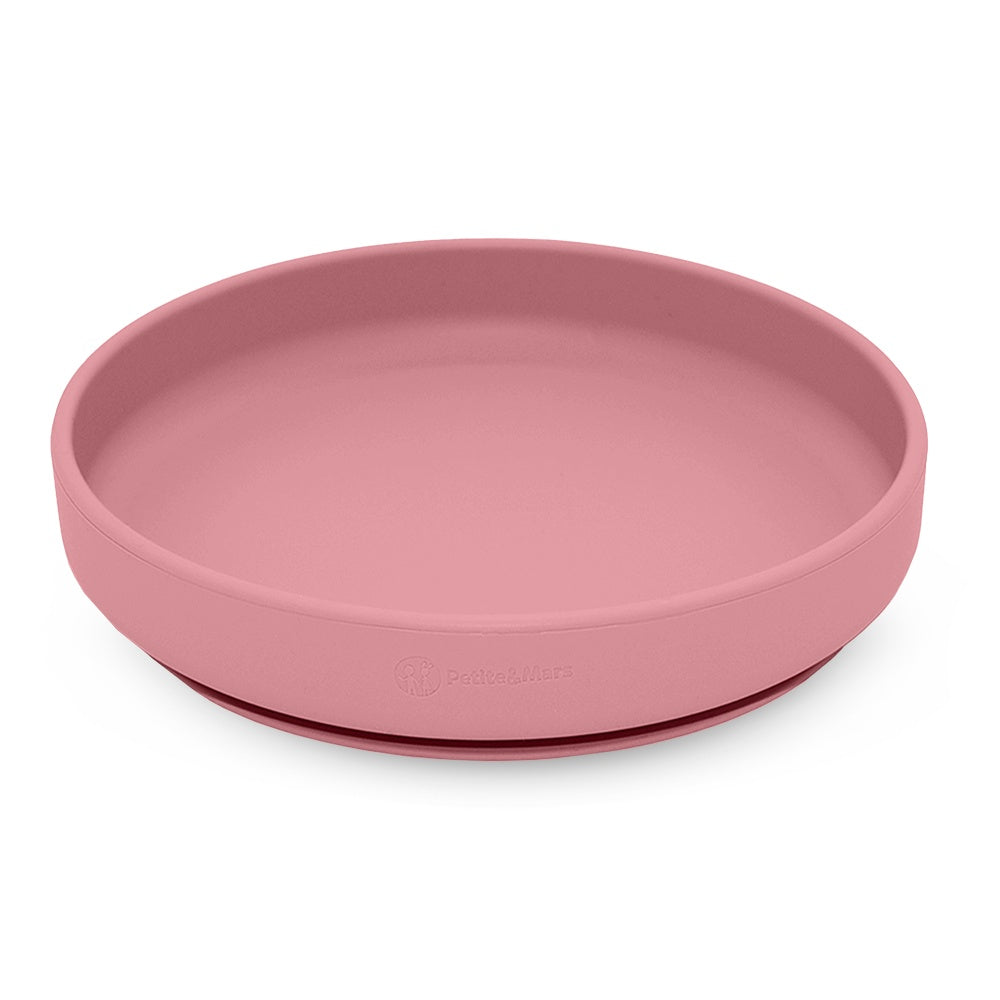 Prato de silicone com ventosa Petite&Mars Take&Match Dusty Rose