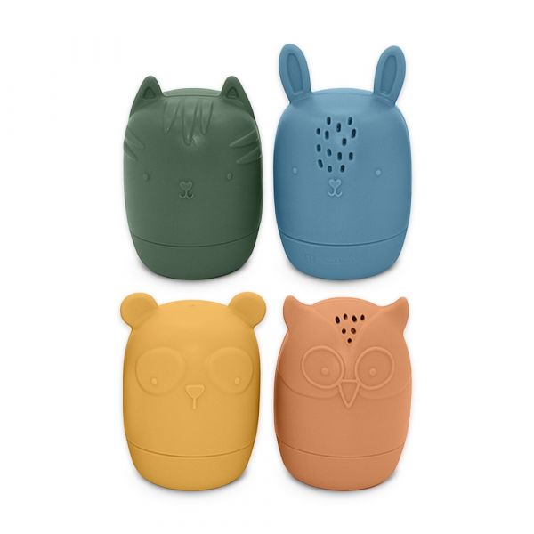Petite&Mars Brinquedos de Banho de Silicone Friends