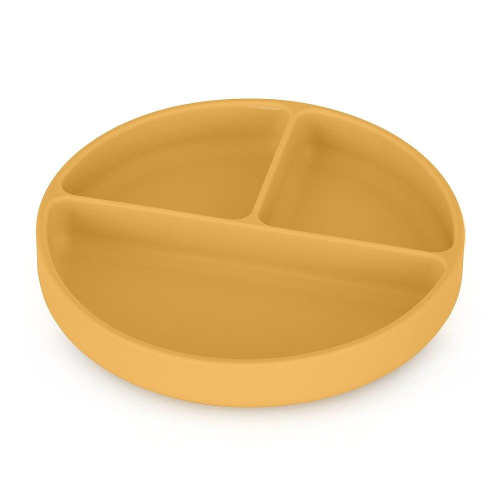 Prato redondo de silicone dividido Petite&Mars Take&Match Intense Ochre