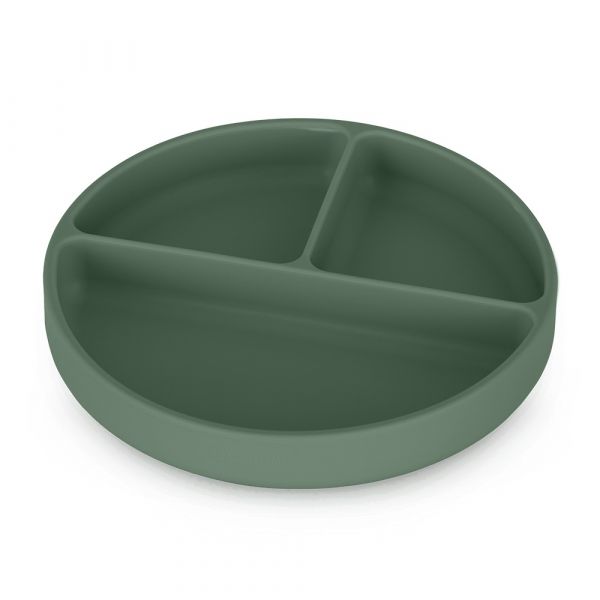 Petite&Mars Prato Redondo de Silicone Dividido Take&match Misty Green