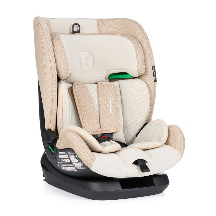 Cadeira Auto Petite&Mars Prime Pro i-Size Caramel Brown 76-150 cm (9-36 kg)