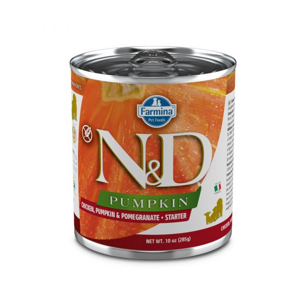 Ração Húmida Farmina N&D Pumpkin Starter Frango & Romã 285g