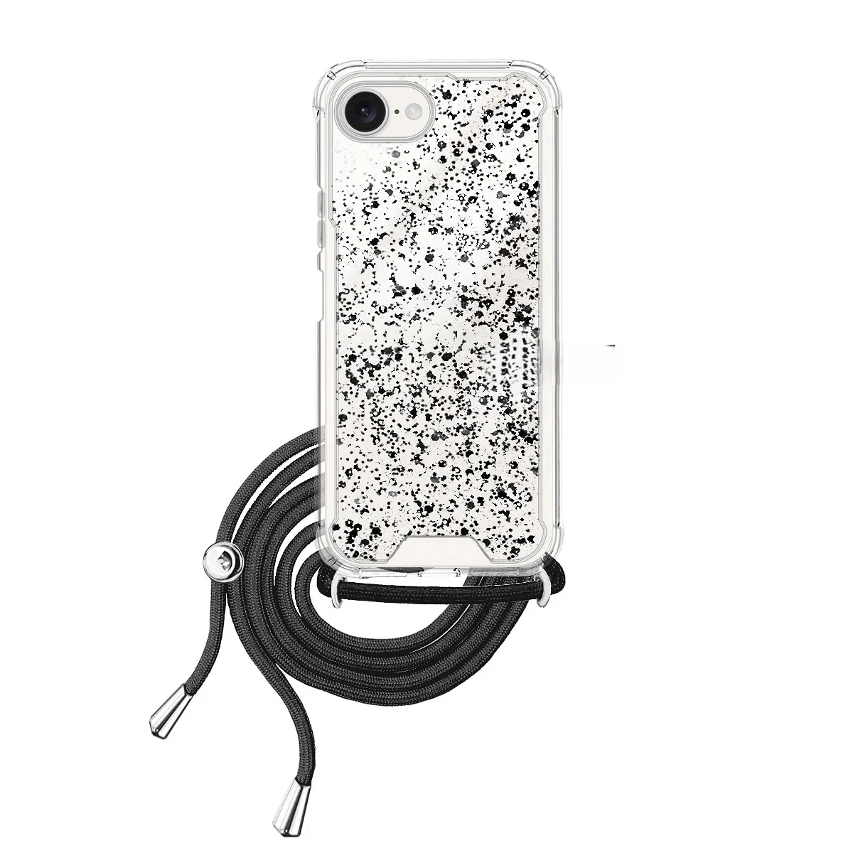 Capa iPhone SE4 Cordão Glitter