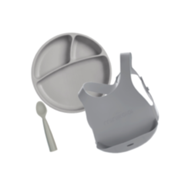 Minikoioi Conjunto Alimentação - Cinza