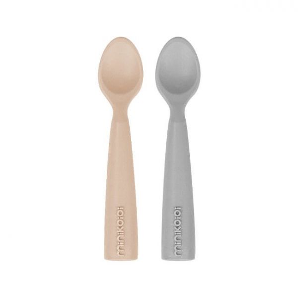Minikoioi 2 Colheres Scooper Bubble Beige/powder Grey