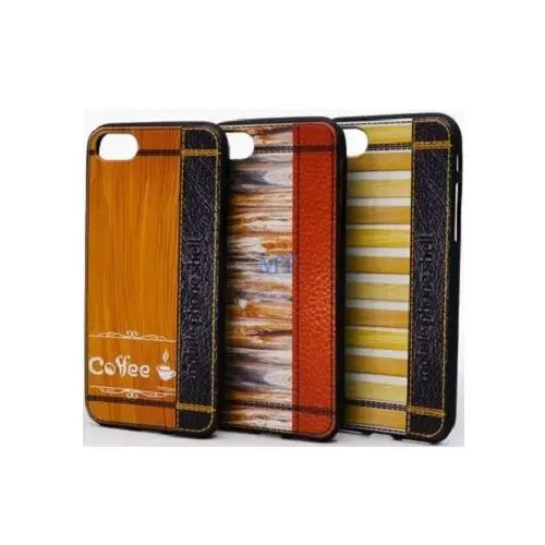 Capa Samsung Galaxy S7 (Light Brown Wood TPU)