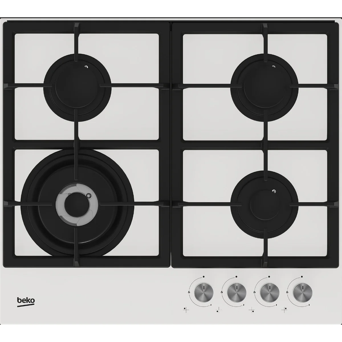 Placa Encast. a Gás Beko HILW 64225 SW