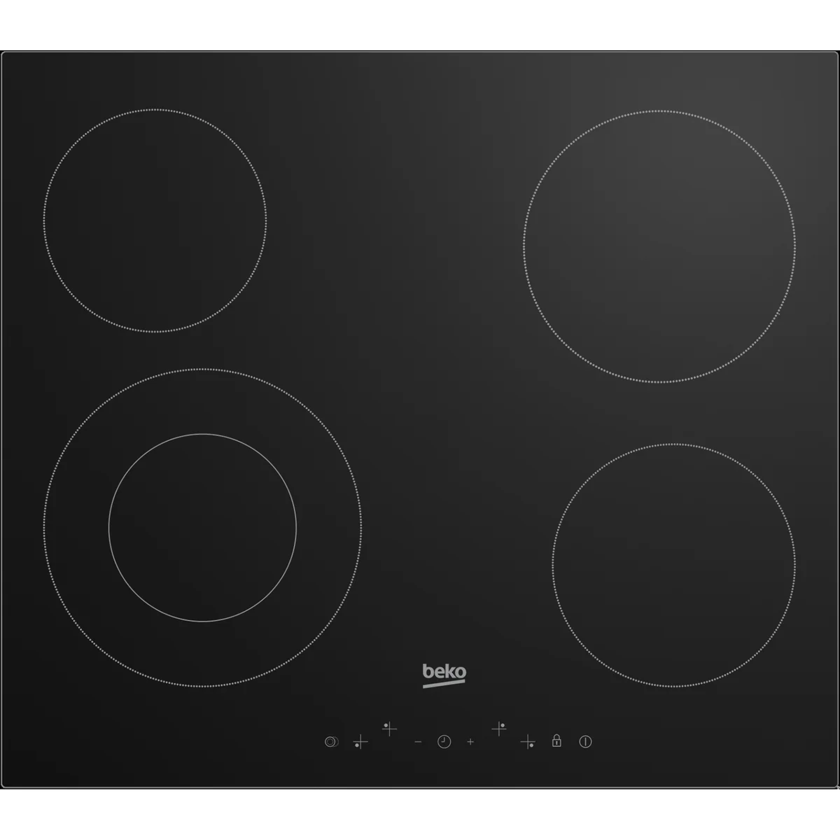 Placa Vitrocerâmica Beko HIC 64402 E | 60cm, 6700W