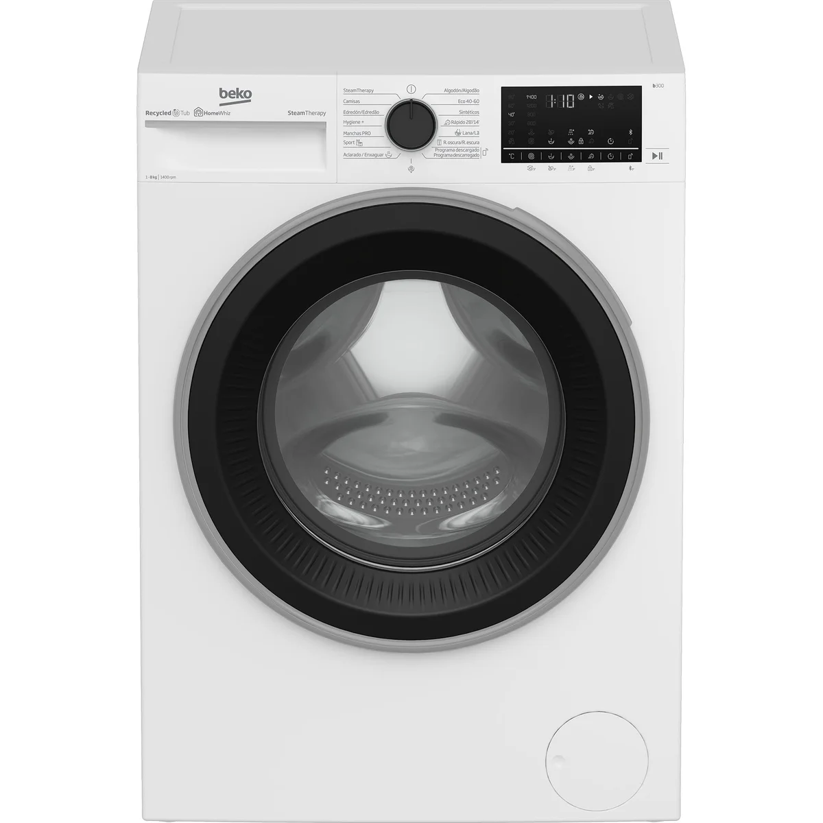 Máquina de Lavar Roupa Beko B3WFT58415W | 8 Kg, 1400 rpm, A