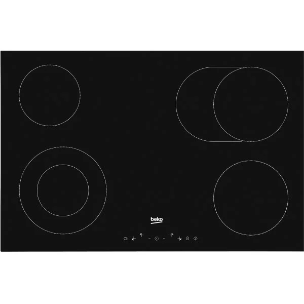 Placa Vitrocerâmica Beko HIC 84401 | Encastre, 4 Zonas, 7400W