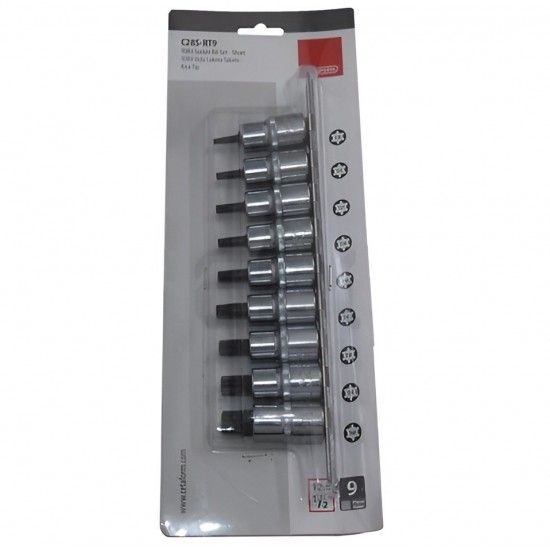 Jogo chaves caixa ½ Torx macho T20-T60 9Pç refª C28S-RT9 CETA