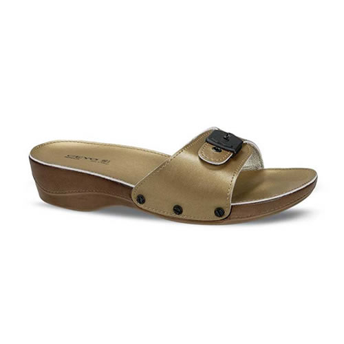 Chinelo ortopedico minelli TOPUKLU (38, DOURADO)