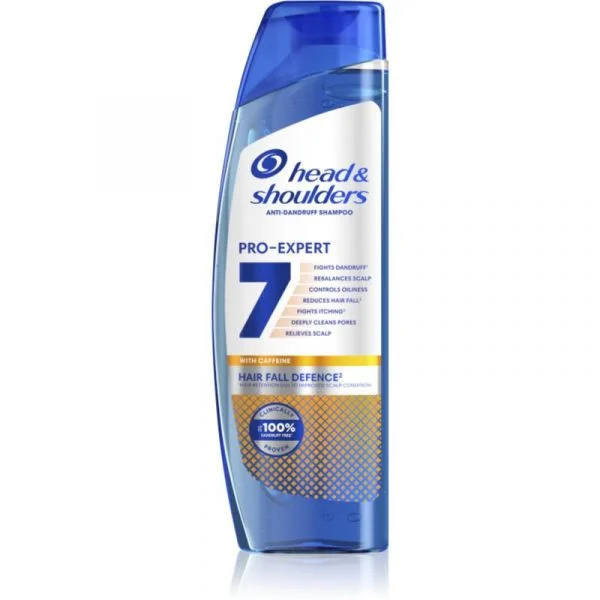 Head & Shoulders Pro-expert 7 Hair Fall Defense Shampoo Anti-caspa e para a Queda de Cabelo com Cafeína 250ml