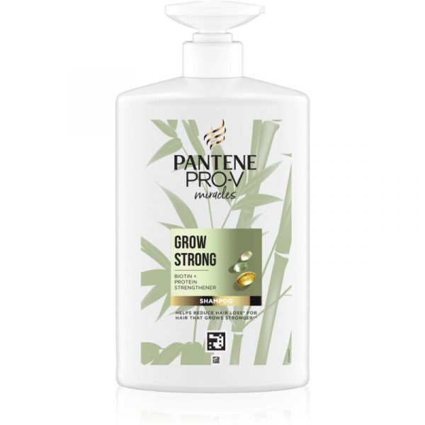 Pantene Pro-v Miracles Grow Strong Shampoo para Cabelos Secos e Danificados Cabelo Quebradiço 1000ml