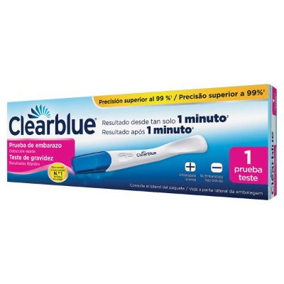 Clearblue Teste de Gravidez 1 minuto - Resultado Rápido
