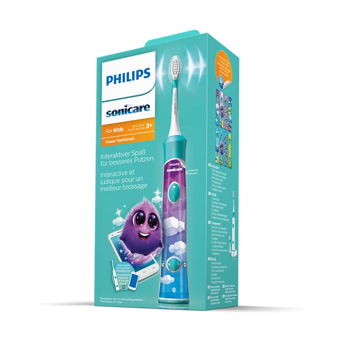 Philips Sonicare Kids Escova de Dentes Elétrica +3A