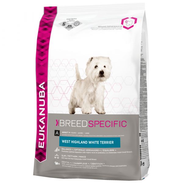 Eukanuba Adult West Highland White Terrier 2,5Kg