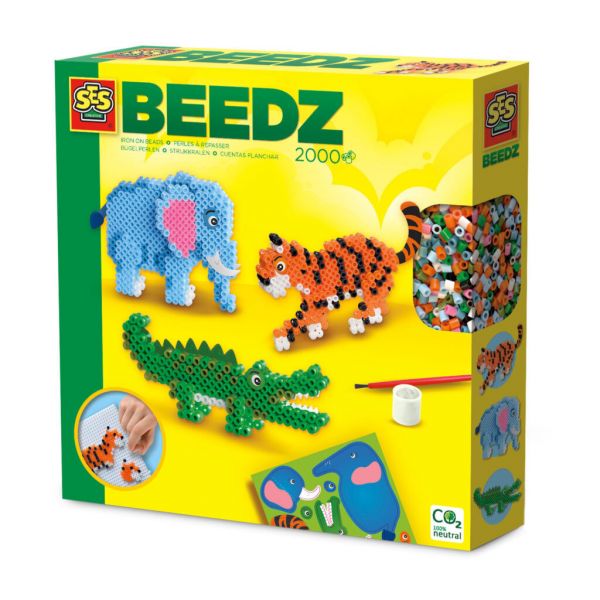 SES Missangas 3D - Animais Selvagens Beedz