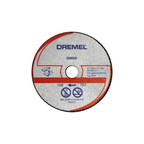 Dremel Disco de Corte para Plástico e Metal DSM20 - 2.615.S51.0JB