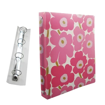 Pasta Arquivo Marimekko 4 Argolas R 30mm L40mm Rosa