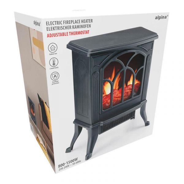 Aquecedor Elétrico Alpina PTC 800-1500W 37,3x23x44cm