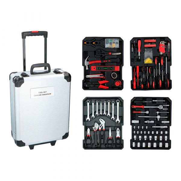 Kit de 187 Peças Ferramentas e Acessórios com Trolley - ELK99754