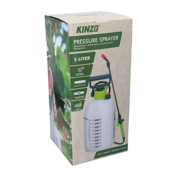 Kinzo Pulverizador 5L Preto
