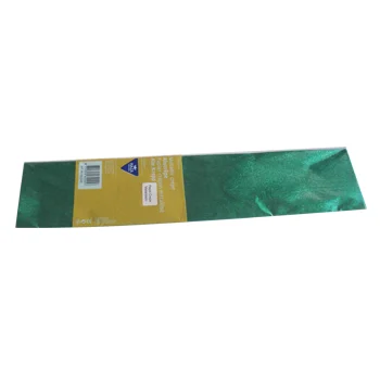Papel Crepe Verde Metalizado 50x150cm Rolo