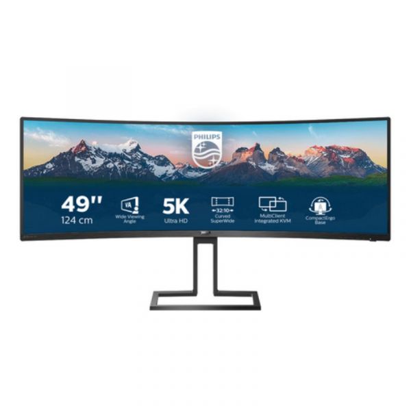 Monitor Philips 498P9/00 49" LED DualQHD Curvo