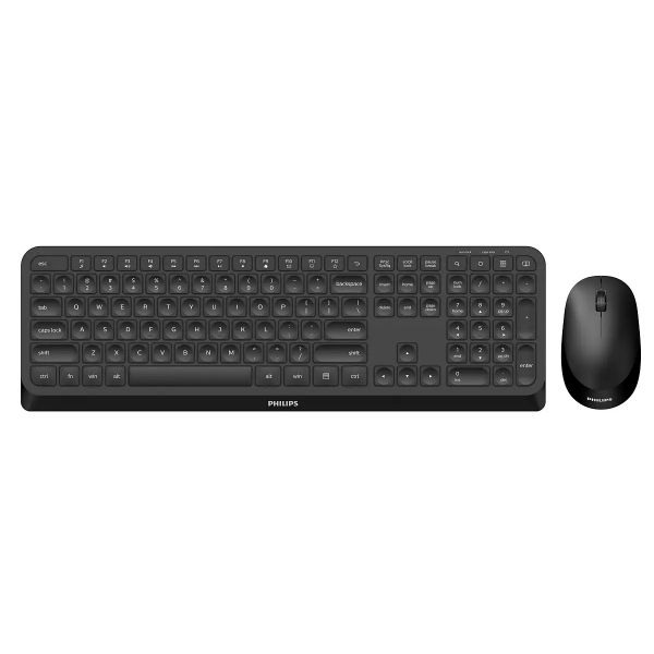 Teclado Philips SPT6307B/16 Sem Fios Preto Espanhol