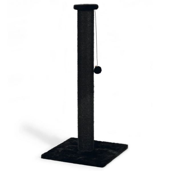 Arranhador para Gatos Serpa 40x40x90 cm Preto 408837 - 408695