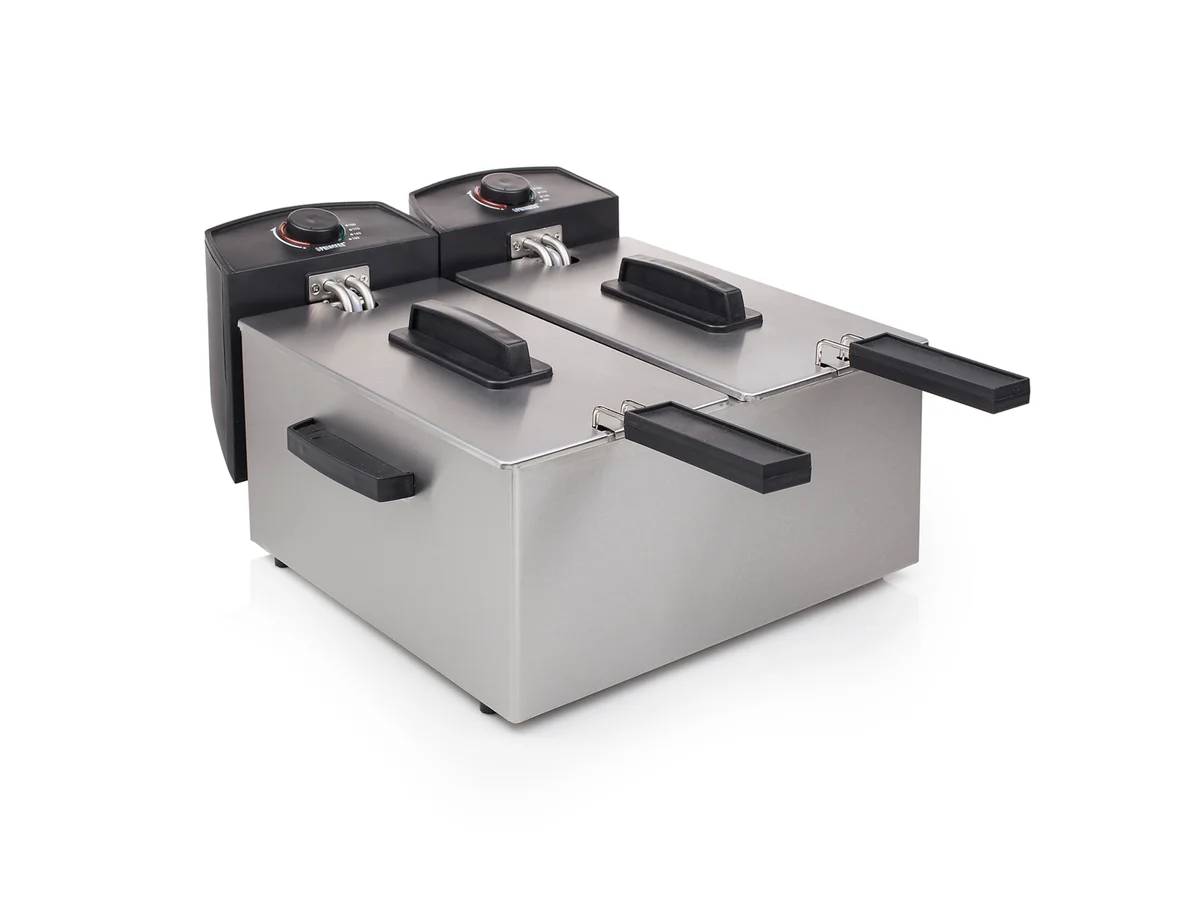 PRINCESS - Fritadeira Dupla 2 x 3L - Inox 183123
