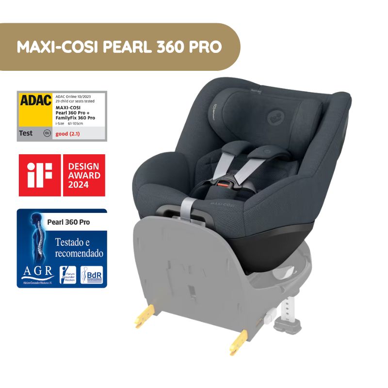 Maxi-Cosi Cadeira Auto Pearl 360 Pro – Authentic Graphite