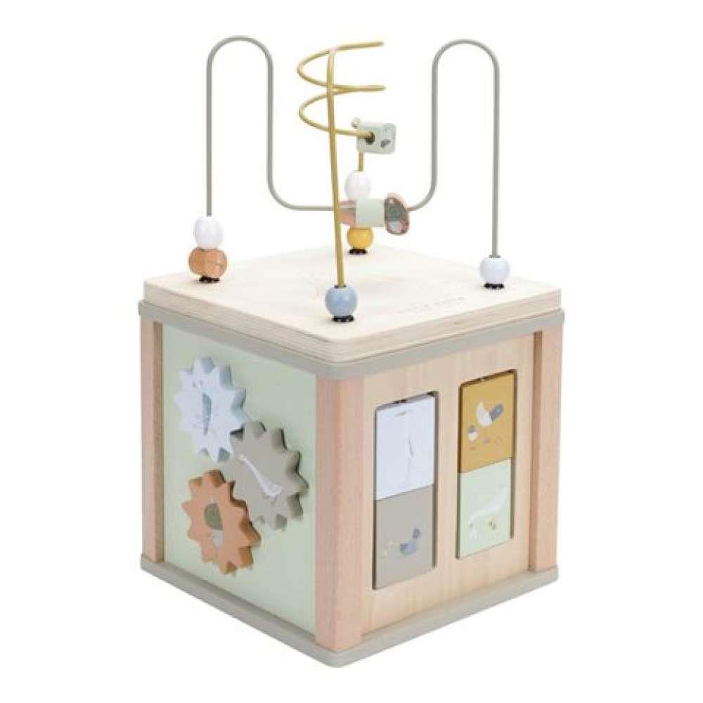Cubo de Atividades em Madeira Little Goose