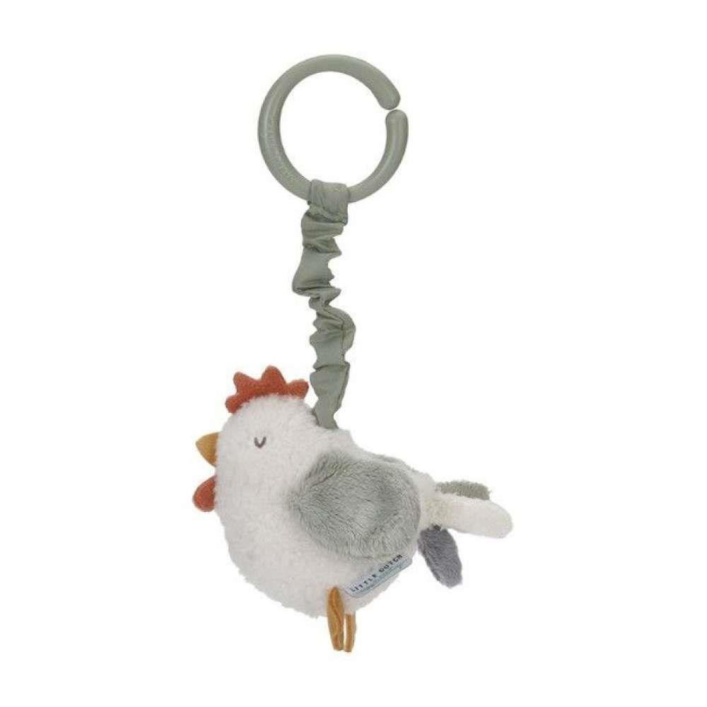Peluche Musical e Vibratório Little Dutch Galinha Little Farm